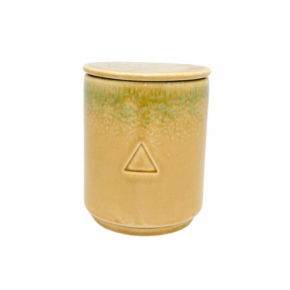 Speckled Glazed Ceramic Mug with Lid
